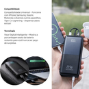 Power Bank 10000mAh Carregamento Rápido USB-C — Portátil para Celular
