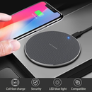 Carregador Sem Fio Wireless Qi 15W — iPhone, Samsung e Celulares com Indução