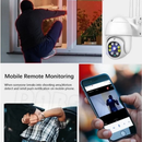Câmera de Segurança WiFi 360° Full HD 1080p — Visão Noturna e App Celular