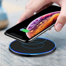 Carregador Sem Fio Wireless Qi 15W — iPhone, Samsung e Celulares com Indução