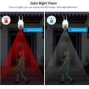 Câmera de Segurança WiFi 360° Full HD 1080p — Visão Noturna e App Celular
