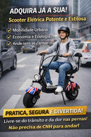 Aviso de segurança bicicleta elétrica 1000W uso correto