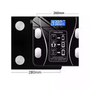 Balança digital Bluetooth suporte até 180kg vista lateral