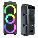 Caixa de som Bluetooth Com Led RGB Portátil USB FM TWS