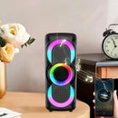 Caixa de som Bluetooth Com Led RGB Portátil USB FM TWS