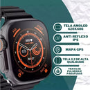 Smart Watch K9 Ultra Pro Max Seri 10 49mm com 7 Pulseiras